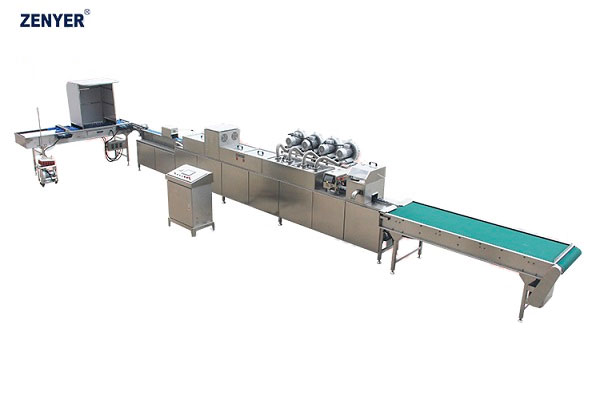 Línea de lavado de huevos, ovoscopio, impresora ZYX-JS1-3 (202A) — foto